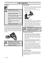 Preview for 18 page of Husqvarna 570 576 XP Operator'S Manual