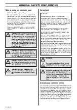 Preview for 6 page of Husqvarna 570 XP/G Operation Manual