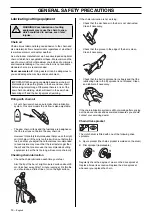 Preview for 14 page of Husqvarna 570 XP/G Operation Manual