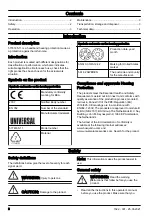 Preview for 2 page of Husqvarna 5776165-11 Operator'S Manual