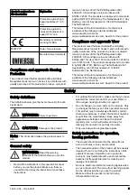 Preview for 3 page of Husqvarna 5791167-01 Operator'S Manual