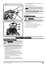 Preview for 17 page of Husqvarna 580BFS Mark III Operator'S Manual