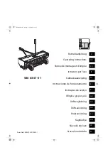 Предварительный просмотр 1 страницы Husqvarna 586 63 67-01 Operating Instructions Manual