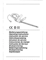 Preview for 3 page of Husqvarna 600H Operating Instructions Manual