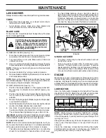 Предварительный просмотр 10 страницы Husqvarna 6521CM Owner'S Manual