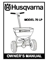 Preview for 1 page of Husqvarna 70 LP Owner'S Manual