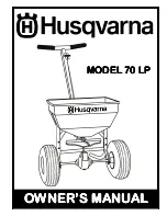 Предварительный просмотр 1 страницы Husqvarna 70 LP Owner'S Manual