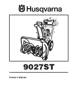 Husqvarna 9027ST Owner'S Manual preview