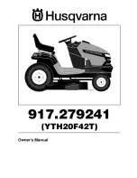 Предварительный просмотр 1 страницы Husqvarna 917.279241 Owner'S Manual