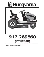 Preview for 1 page of Husqvarna 917.289560 Owner'S Manual