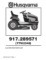 Husqvarna 917.289571 Illustrated Parts List предпросмотр