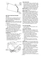 Предварительный просмотр 11 страницы Husqvarna 917.374462 Owner'S Manual