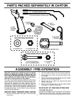 Предварительный просмотр 4 страницы Husqvarna 924SBE Owner'S Manual