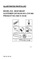 Preview for 1 page of Husqvarna 960 41 00-52 Illustrated Parts List