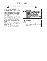 Предварительный просмотр 5 страницы Husqvarna 966004501 Operator And Parts Manual