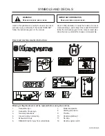 Preview for 4 page of Husqvarna 966042601 Operator'S Manual