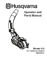 Preview for 1 page of Husqvarna 966529101 Operator And Parts Manual