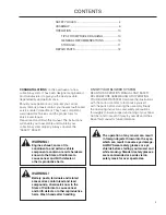 Preview for 3 page of Husqvarna 966529101 Operator And Parts Manual