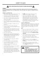 Preview for 4 page of Husqvarna 966529101 Operator And Parts Manual