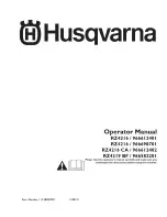 Husqvarna 966582201 Operator'S Manual preview