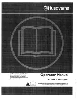 Preview for 1 page of Husqvarna 966612301 Operator'S Manual