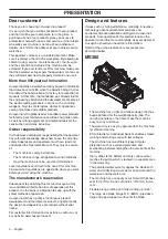 Preview for 4 page of Husqvarna 967285201 Operator'S Manual