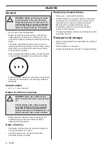 Preview for 8 page of Husqvarna 967285201 Operator'S Manual