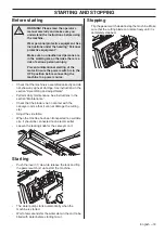 Preview for 19 page of Husqvarna 967285201 Operator'S Manual