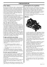 Preview for 27 page of Husqvarna 967285201 Operator'S Manual