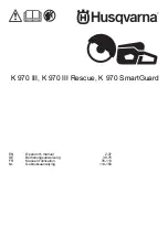 Preview for 1 page of Husqvarna 967348001 Operator'S Manual
