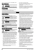 Preview for 6 page of Husqvarna 967348001 Operator'S Manual