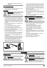 Preview for 11 page of Husqvarna 967348001 Operator'S Manual