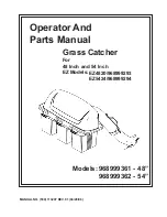 Husqvarna 968999361 Operator And Parts Manual preview