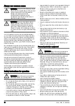 Preview for 10 page of Husqvarna 970445607 Operator'S Manual