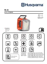 Husqvarna 970584901 Quick Start Manual preview