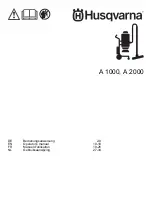 Preview for 1 page of Husqvarna A 1000 Operator'S Manual