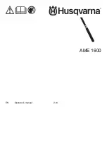 Preview for 1 page of Husqvarna AME 1600 Operator'S Manual