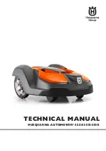 Husqvarna AUTOMOWER 420 Technical Manual preview