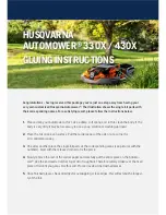 Preview for 3 page of Husqvarna AUTOMOWER 430X Gluing Instructions