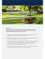 Preview for 5 page of Husqvarna AUTOMOWER 430X Gluing Instructions