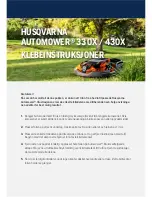 Preview for 8 page of Husqvarna AUTOMOWER 430X Gluing Instructions