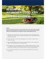 Preview for 9 page of Husqvarna AUTOMOWER 430X Gluing Instructions