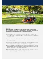 Preview for 11 page of Husqvarna AUTOMOWER 430X Gluing Instructions