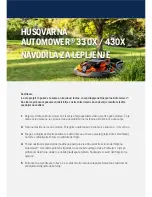 Preview for 12 page of Husqvarna AUTOMOWER 430X Gluing Instructions