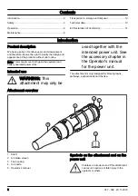 Preview for 2 page of Husqvarna BA101 Operator'S Manual