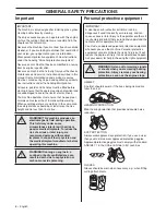 Preview for 8 page of Husqvarna BC2145 Operator'S Manual