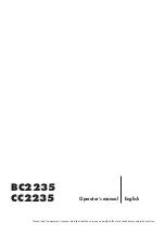 Husqvarna BC2235 Operator'S Manual preview