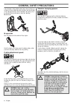 Предварительный просмотр 8 страницы Husqvarna BC2235 Operator'S Manual