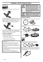 Предварительный просмотр 10 страницы Husqvarna BC2235 Operator'S Manual