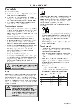 Предварительный просмотр 17 страницы Husqvarna BC2235 Operator'S Manual